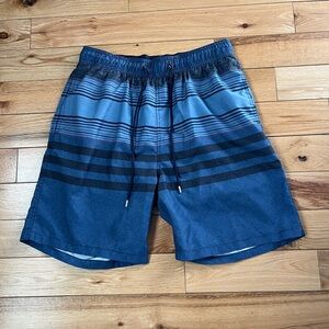 Kirkland Signature Men's Navy and Black Board Shorts
